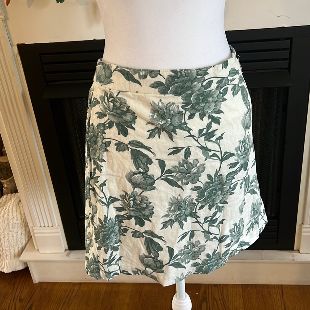 Floral Mini Skirt